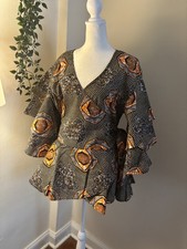 African Design Colorful Blouse Women's One Size Fits All picture