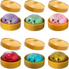 Below Mystery Squishy Bun Dumpling RARE GLITTER Limited Edition picture