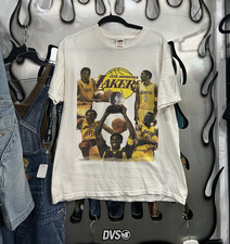 Kobe Bryant rap t shirt lakers 2000-01 Championship t-Shirt size XL picture