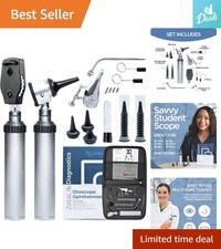 Medical Grade 36-Piece Otoscope/Opthalmoscope Set - Ideal for Students & Clinics picture