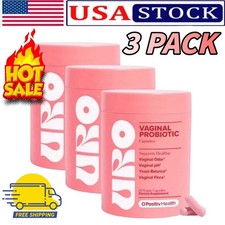 3 PACK URO O Positiv Vaginal Probiotics for Women pH Balance w/ Prebiotic 180 ct picture