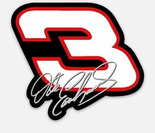 Dale Earnhardt 3 NASCAR  Vinyl Sticker Decal picture