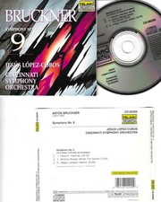 BRUCKNER SYMPHONY No. 9 CINCINNATI SYMPHONY ORCHESTRA  CD    picture