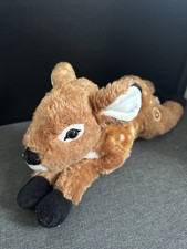 The Petting Zoo Fawn Deer Plush 15” Recycled Stuffed Animal Brown White 2022 picture
