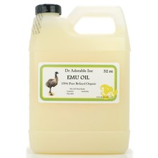 AUSTRALIAN EMU OIL 100% PURE EMU OIL FRESH 0.5 1  2  4 8 12 16, 24,36 oz  picture