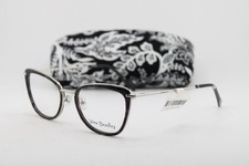 NEW VERA BRADLEY VERITY BLACK BANDANA DITSY FLORAL AUTHENTIC EYEGLASSES 51-18 picture