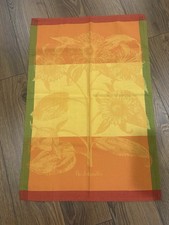 NWOT Williams-Sonoma Sunflower Jacquard Cotton Dish Towel picture