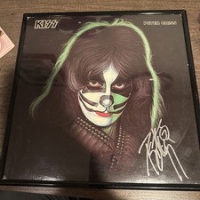 Framed KISS Peter Criss 1978 Record Album NBLP 7122 - Autographed by Peter Criss picture