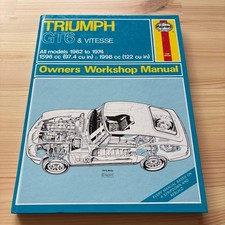 Triumph GT6 & Vitesse Workshop Manual 1962-1974 Repair Guide picture
