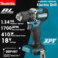 Makita DDF487 18V Brushless Cordless Drill Driver Compact High Torque Variable picture