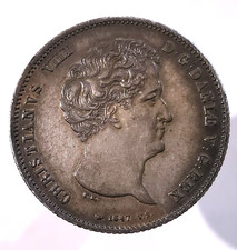 1847 DENMARK ~ RIGSBANKDALER ~ CHRISTIAN VIII ~ LOVELY TONED XF/AU COIN picture