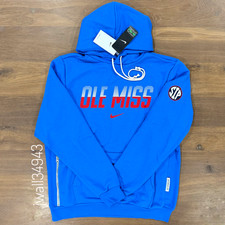 Nike Ole Miss Rebels 2026 Men's Sideline Standard Team Issue Hoodie Powder Blue picture