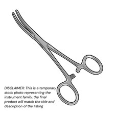 4 pcs Rochester-Pean Hemostatic Forceps 8