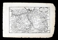 1696 Colom Map Ditio Transisulana Deventer Groningen Volleho Netherlands Germany picture