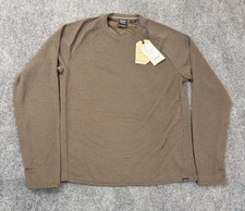 NWT prAna Wensley Everyday Essential Crew Shirt Mens M Slim Fit Black Olive picture