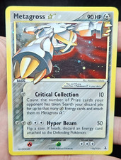 Metagross Gold Star 113/113 Ultra Rare EX Delta Species SWIRL Pokemon K-1 MP/HP picture