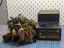 *Lot of 3* CKrupzy LX2000W 8 PCIE 6+2, 8 SATA, 6 Molex 80 Plus Platinum picture