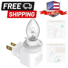 Plug in Night Light, Adjustable E12 Base Socket with On/Off Switch for Making... picture
