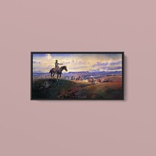 Charles Marion Russell - Charles M Russell and His Friends - Paper or Canvas picture