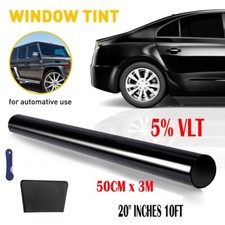 300CM 5% VLT Uncut Roll Window Tint Film 20