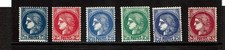 1938-40 FRANCE CERES COMPLETE SET of 6  Sc#335-40 Mint/Used picture