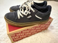 Vans Seldan Boys' Sneakers Herringbone Dark Gray Size Y3 picture