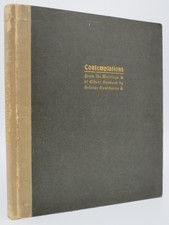 CONTEMPLATIONS, BEING SEVERAL SHORT ESSAYS Elbert Hubbard 1902 picture