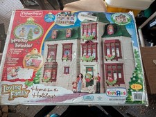 Fisher price Loving family Home for the holidays Christmas House Dollhouse NEW picture