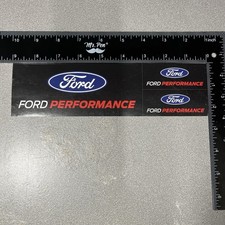 Ford Performance Racing Decal Sticker Sheet (3 Stickers Per Sheet) picture
