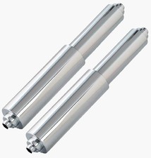 2 Pieces Universal Plastic Spring Loaded Toilet Paper Holder Roller Replacement picture