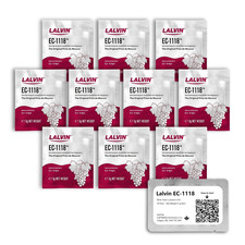 Lalvin EC-1118 Wine Yeast (10 Pack) - Sold by CAPYBARA Distributors Inc. | Champ picture