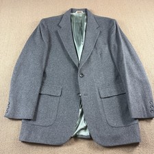 Vintage Emile Duval Men's Camelhair Sport Coat Blazer Gray Size 42L picture