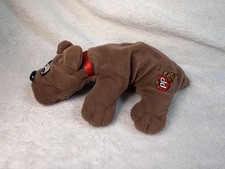 Vintage 1980s Tonka Pound Puppies Rumple Skins Brown 8” Plush Dog picture