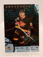 2025-26 UD Artifacts Aurum Teal Greats SSP Pavel Bure Canucks /100 picture