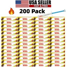 200 Pack In Box Paste Horse Dewormer Apple Flavor wormer EXP 1/2028 picture