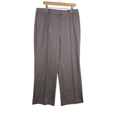 New Worthington Pattern Trouser Pants size 22W Brown picture