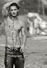 Nude Muscular Gay Man Naked Hunk Beefcake Male Cute Butt Jock HD 5x7 Photo M243 picture