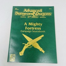 Mighty Fortress Campaign Sourcebook Advanced  Dungeons Dragons 1992 PB With Map picture