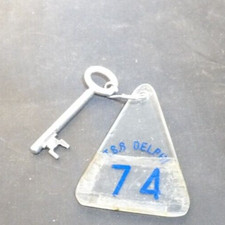 Vintage T.S.S. Delphi steamship Room Key picture