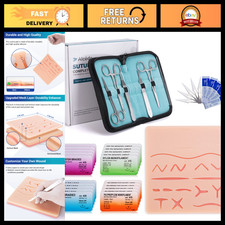 Suture Practice Kit 32-Pc, Extra Large Pad for Medical Training & Education picture