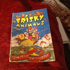 FRISKY ANIMALS #44 Golden age star Comics Book 1951 l.b Cole cover art super cat picture