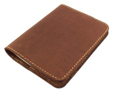 Pocket Notebook Refillable Leather Mini Composition Book Cover Notepad Handmade picture