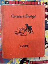  Curious George by H. A. REY 1st Ed/2nd or Later Printing Dated 1941 picture