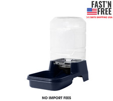 Vibrant Life 2.5 gal Gravity Waterer for Large Pets, Navy picture