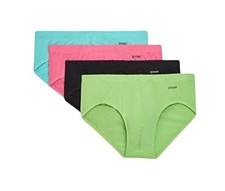 NWT 2(X)IST.  4 Pack. Men´s. Cotton Bikini Briefs. Multicolor. MSRP $34.00 picture