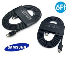 2x Original Samsung Galaxy S24 S23 S22 S21 5G USB-C 6FT Super Fast Charge Cable picture