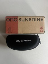 OHO Sunshine Bluetooth 5.2 Smart Audio Glasses Blue Mirror Lens w/ Case picture