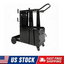 220 Lbs Heavy Duty Welding Cart for for Mig Welder TIG Welder Welding Trolley picture