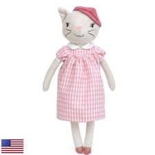 MON AMI Minette Parisian Kitty Plush Toy, 13-Inch Soft Cat Stuffed Animal ST1222 picture