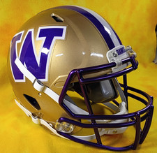 Nice Washington Huskies custom fullsize football helmet Riddell Speed YXL picture